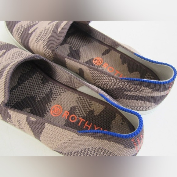 Rothy’s Retired Taupe Camo Print Sneaker Slip On Size 11 - Picture 11 of 11